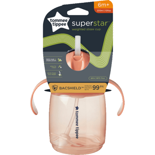 Tommee Tippee Superstar Weighted Straw Cup 6m+ 300ml
