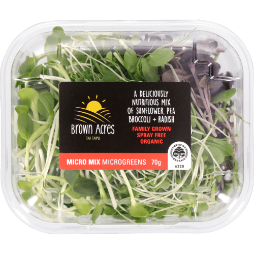 Brown Acres Organic Micromix Microgreens 70 g