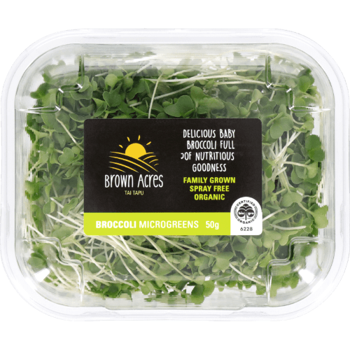 Brown Acres Organic Broccoli Microgreens 50 g