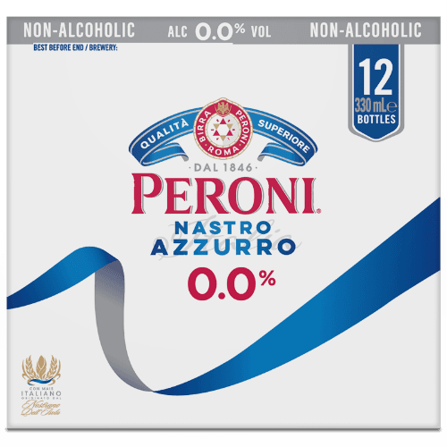 Peroni Nastro Azzuro 0.0% Bottles