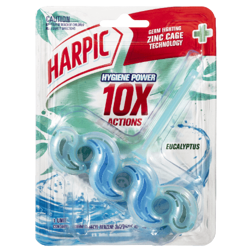 Harpic Hygiene Power Eucalyptus Toilet Block Cleaner