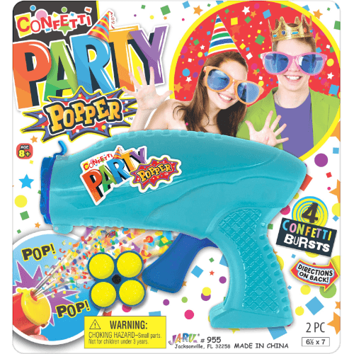 Ja-Ru Confetti Party Popper With Refill