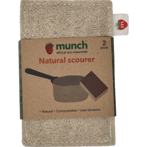 Munch Cupboard 2 pack Natural Scourer