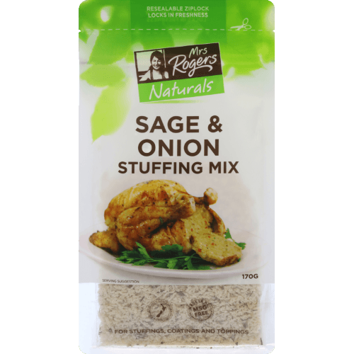 Mrs Rogers Naturals Sage & Onion Stuffing Mix