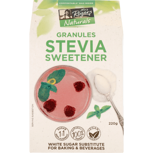 Mrs Rogers Naturals Powdered Stevia Granules
