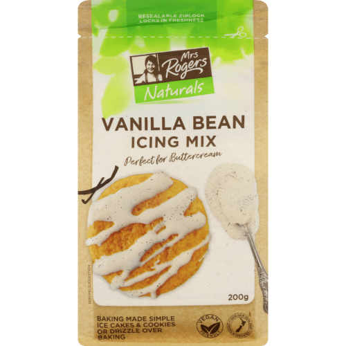Mrs Rogers Naturals Vanilla Bean Icing Mix