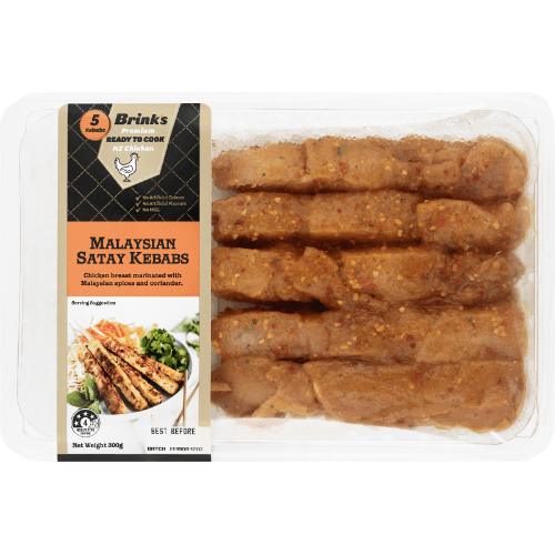 Brinks Malaysian Satay Chicken Kebab