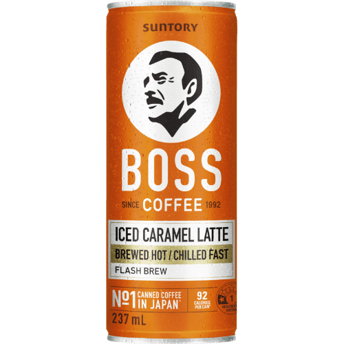 Boss Iced Caramel Latte Coffee