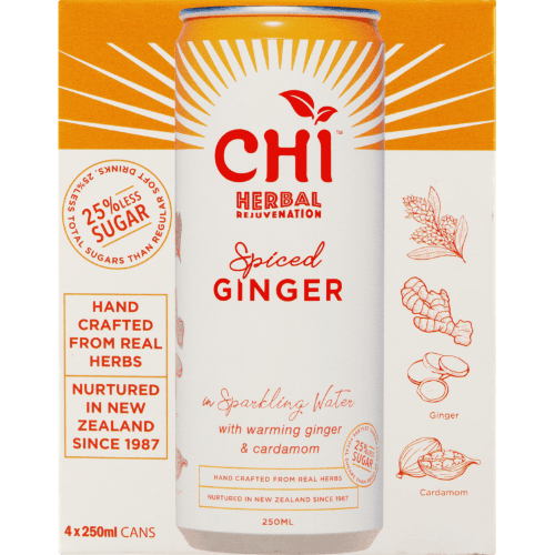 Chi' Herbal Spiced Ginger 4 × 250 mL