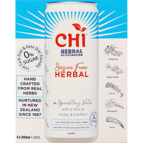 Chi' Sugar Free Chi Herbal Water Blend 4 × 250 mL
