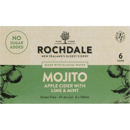 Rochdale Cider Mojito 6 × 330 mL