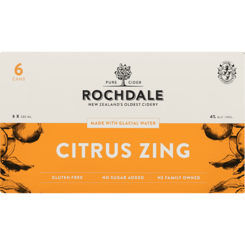 Rochdale Ginger & Lime Cider 6 × 330 mL