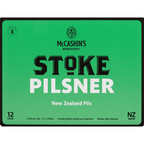 Stoke Citrus Hop Kick Pilsner Cans