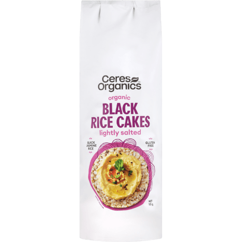 Ceres Organics Lightly Salted Black Rice Cakes