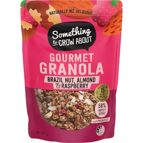 Something to Crow About Brazil Nut, Almond & Raspberry Gourmet Granola