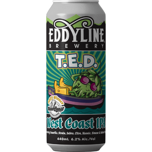 Eddyline Brewery T.E.D. West Coast IPA 440 mL