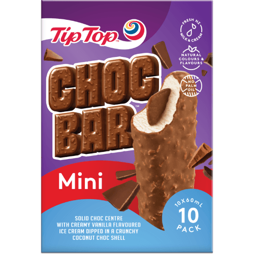 Tip Top Choc Bar Minis Ice Cream