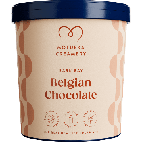 Motueka Creamery Bark Bay Belgian Chocolate Ice Cream