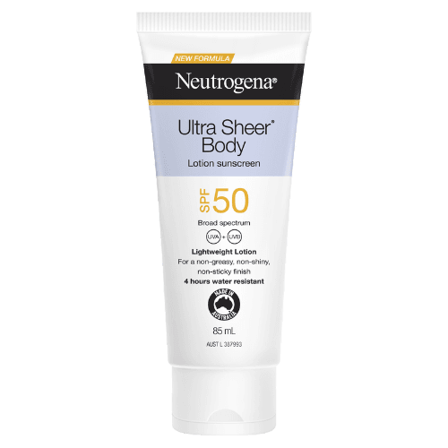 Neutrogena Ultra Sheer Body Lotion Sunscreen SPF50