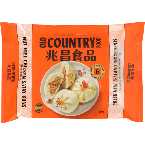 Old Country Food Nut Free Chicken Satay Buns 600 g