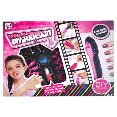 Real Value Little Girls DIY Nail Art Set