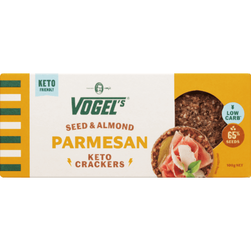 Vogel's Seed & Almond Keto Parmesan Crackers