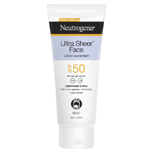 Neutrogena Ultra Sheer Face Lotion Sunscreen SPF50