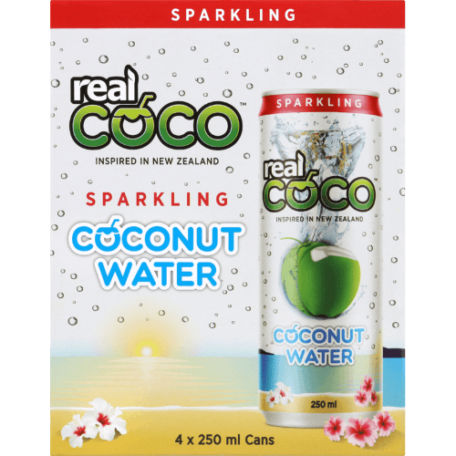 realCOCO Sparkling Coconut Water