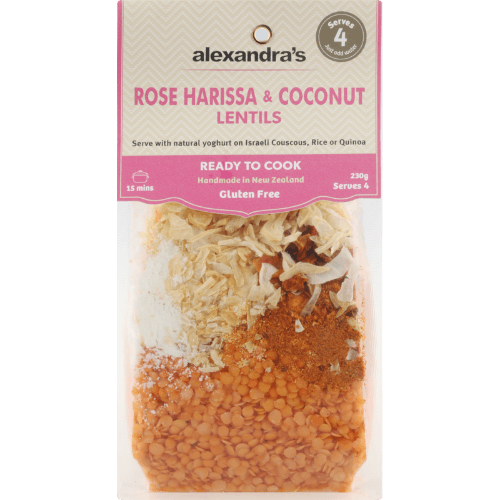 Alexandra's Rose Harissa & Coconut Lentil Meal