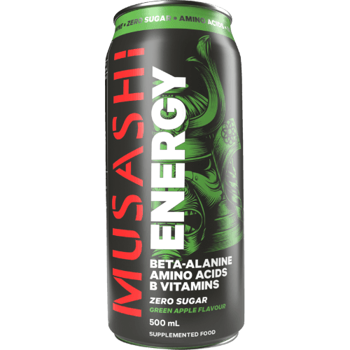 Musashi Zero Sugar Green Apple Flavour Energy Drink