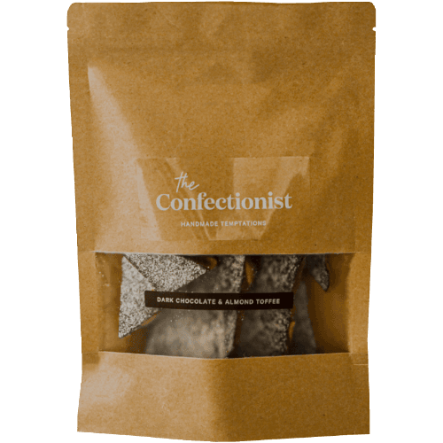 The Confectionist Dark Chocolate & Almond Toffee Pouch