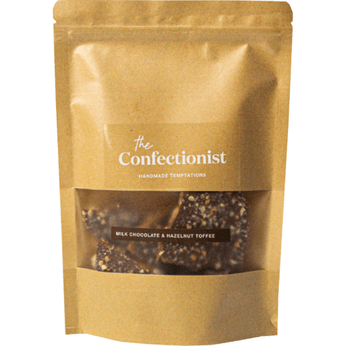 The Confectionist Milk Chocolate & Hazelnut Toffee Pouch