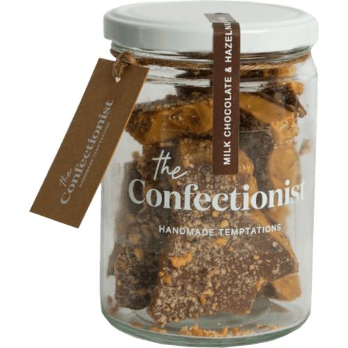The Confectionist Milk Chocolate & Hazelnut Toffee Jar