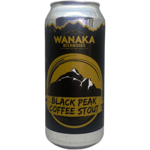 Wanaka Beer Works Black Peak Coffee Stout 440 mL
