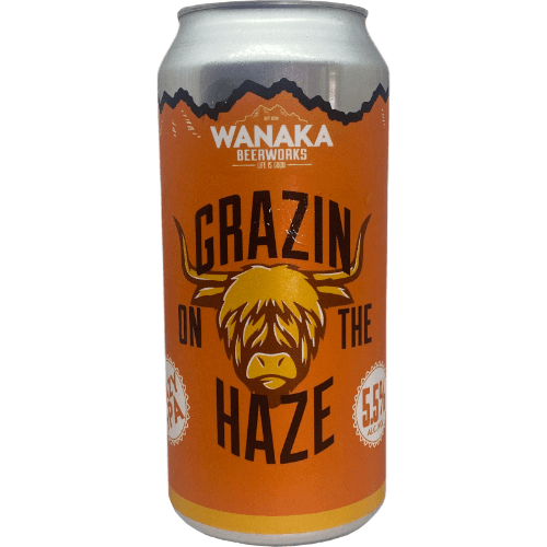 Wanaka Beer Works Grazin On The Haze Hazy IPA 440 mL
