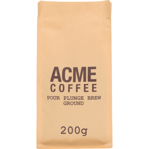 Acme & Co Pour Plunge Brew Ground Coffee 200 g
