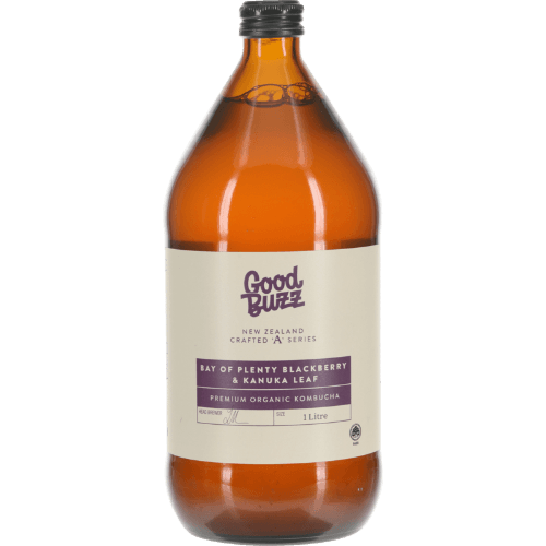 Good Buzz 'A' Series Bay Of Plenty Blackberry & Kanuka Leaf Premium Organic Kombucha