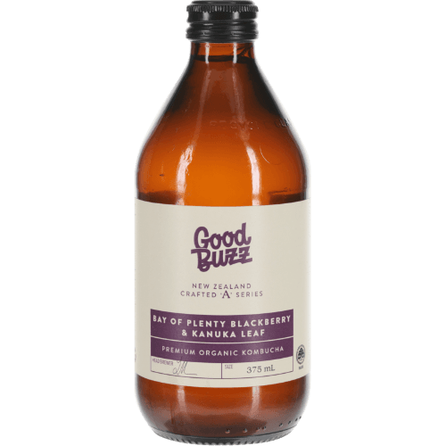 Good Buzz 'A' Series Bay Of Plenty Blackberry & Kanuka Leaf Premium Organic Kombucha