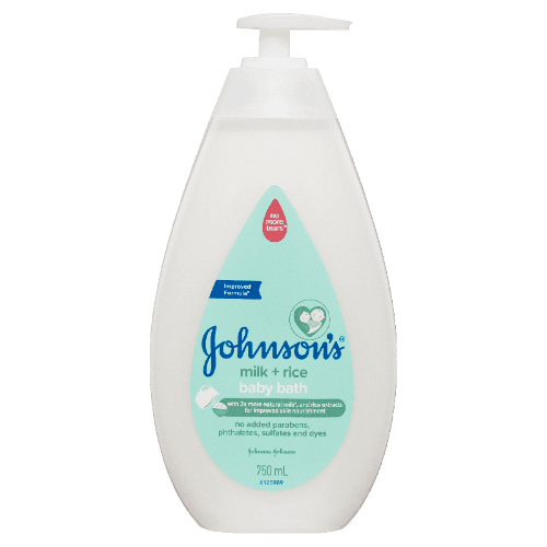 Johnson's Baby Milk + Rice Baby Bath 750 mL