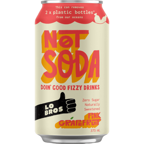 Lo Bros Pink Grapefruit Not Soda