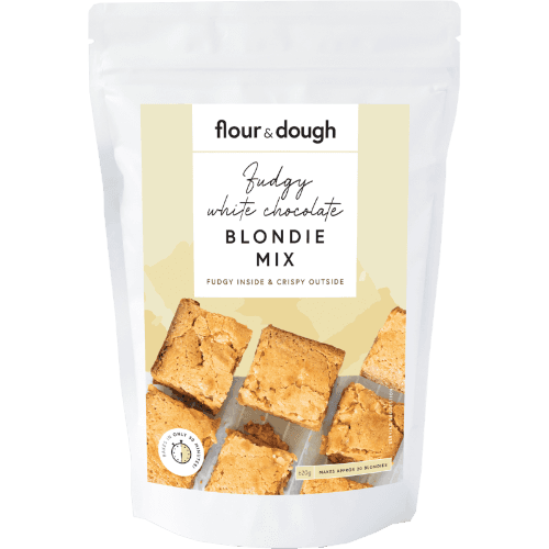 Flour and Dough Fudgy White Chocolate Blondie Mix