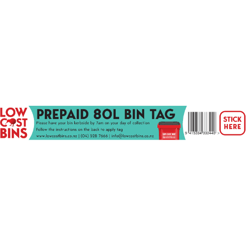 Low Cost 80 L Bin Tag