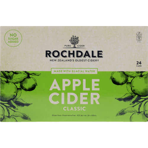 Rochdale Classic Apple Cider 24 × 330 mL