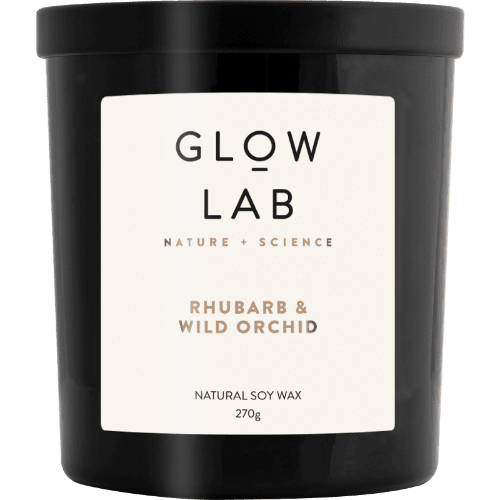 Glow Lab Rhubarb & Wild Orchid Candle 270 g