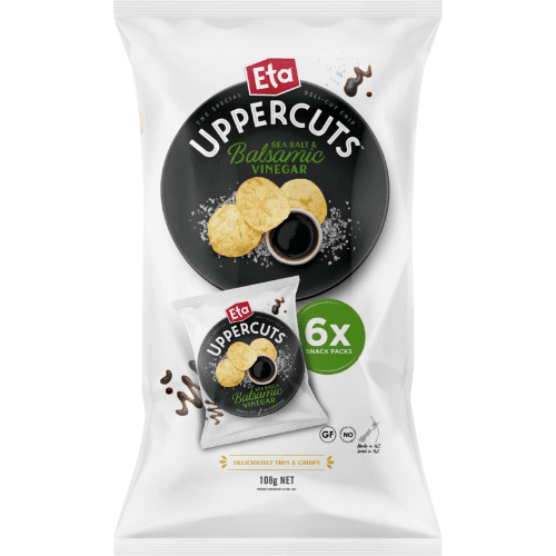Eta Uppercuts Sea Salt & Balsamic Vinegar Potato Chips