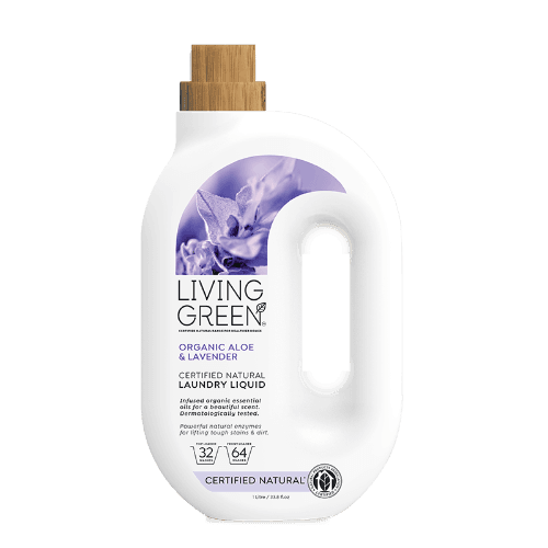 Living Green Organic Aloe & Lavender Certified Natural Laundry Liquid