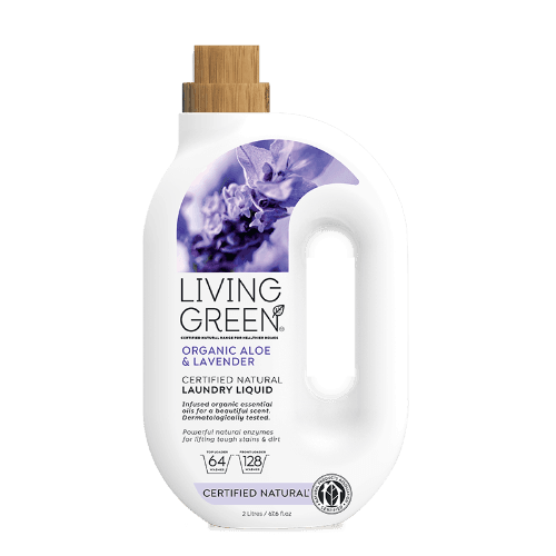 Living Green Organic Aloe & Lavender Certified Natural Laundry Liquid