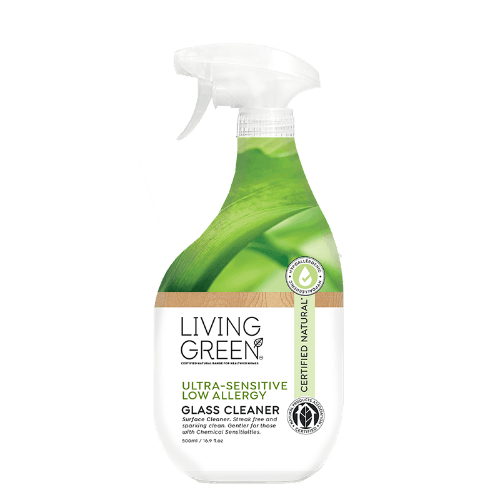 Living Green Ultra-Sensitive Low Allergy Glass Cleaner 500 mL