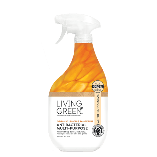 Living Green Organic Lemon & Tangerine Antibacterial Multi-Purpose Cleaner 500 mL