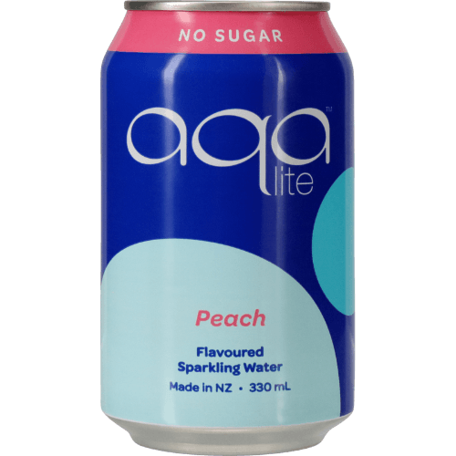 Aqa Lite No Sugar Peach Flavoured Sparkling Water